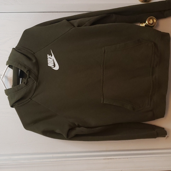 Olive Green Nike Hoodie size small - Picture 1 of 3